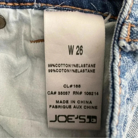 Joe's Jeans Distressed High‎ Waist Shorts Size 26 - Picture 9 of 10